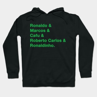 2002 Brazil World Cup Green Hoodie